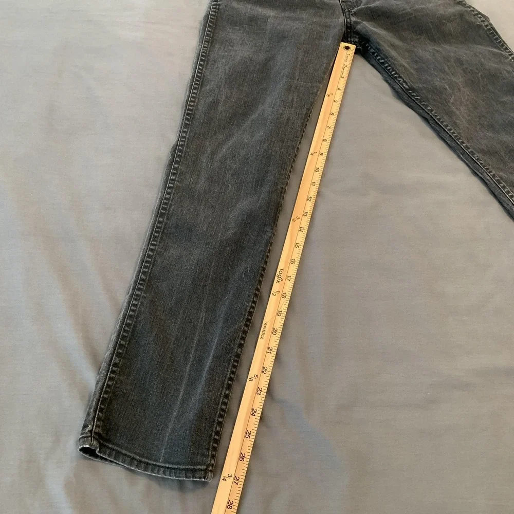 Levis 511‎ Jeans Mens 30x30 Gray Charcoal Wash Slim Fit Stretch Denim Pants
